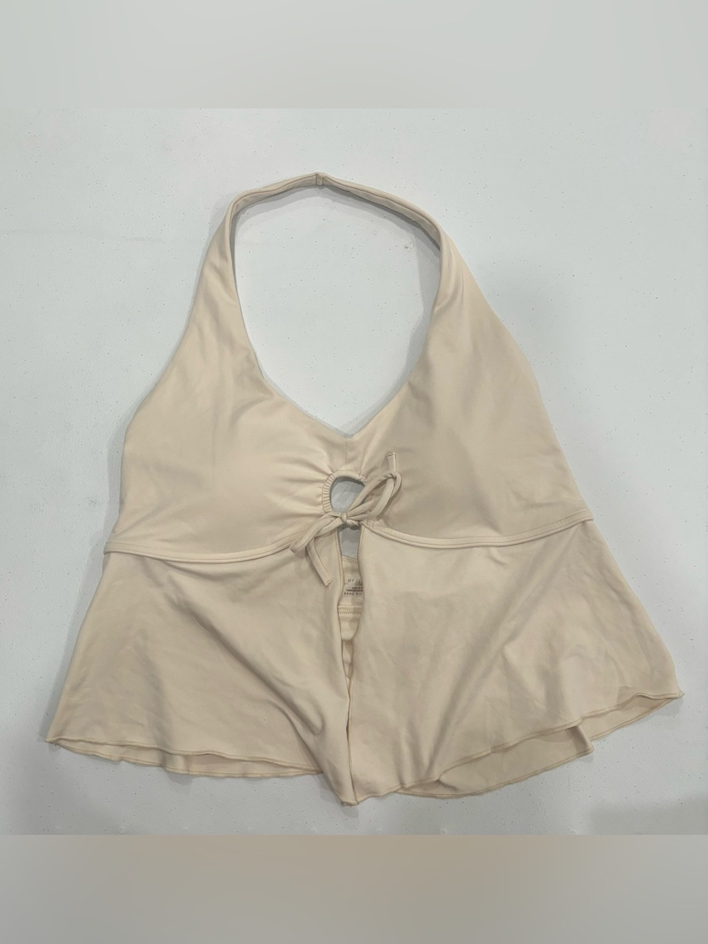 Aerie Tie-Front Halter Crop Top